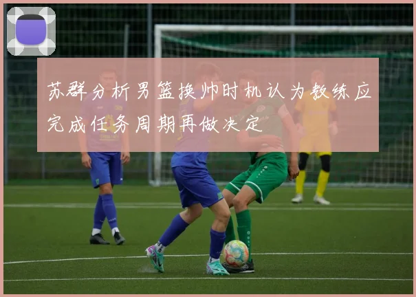 苏群分析男篮换帅时机认为教练应完成任务周期再做决定